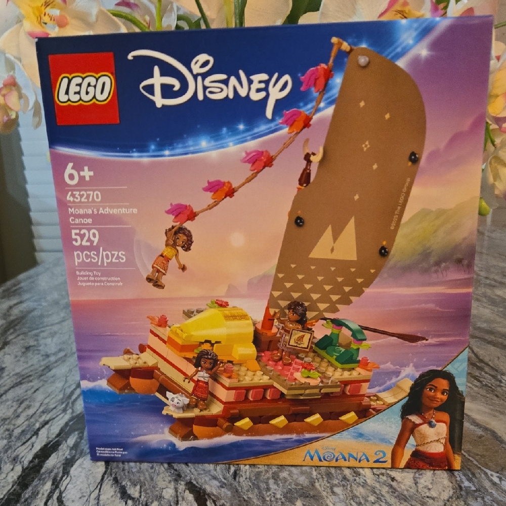 LEGO Disney Moana's Colorful Canoe Adventure Set